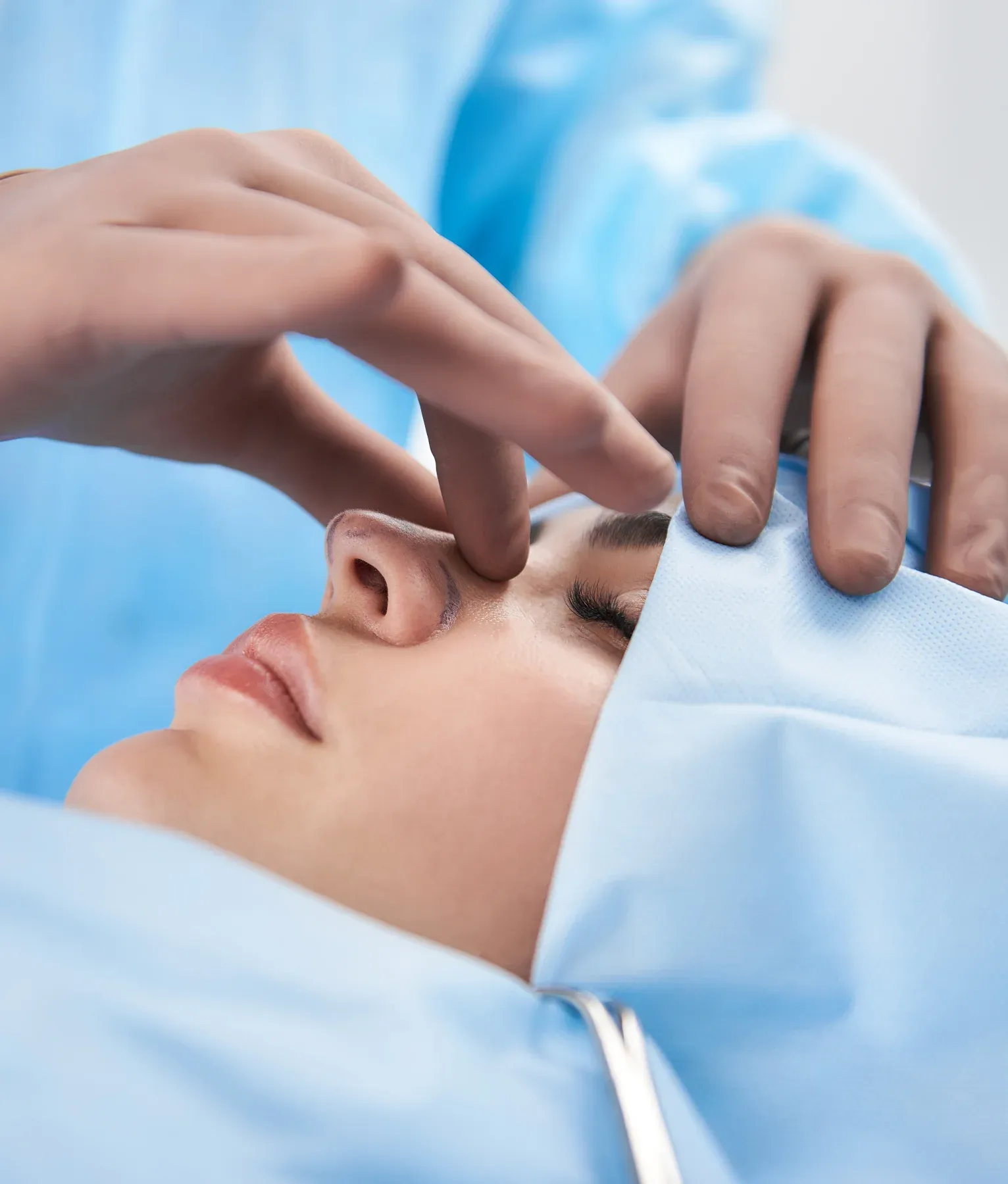 Rhinoplasty examination