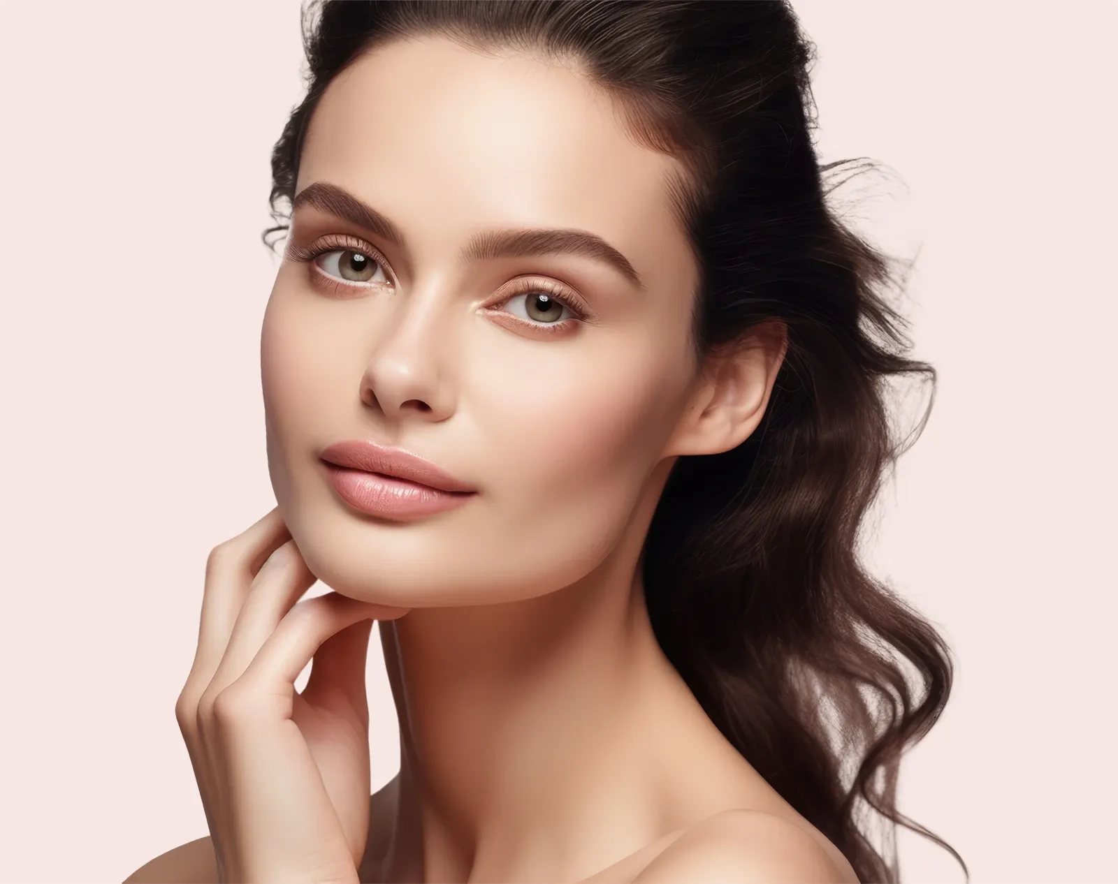 Upper and lower eyelid lift result showing natural eye contour and reduced puffiness — Empowered Plastic Surgery, Sugar Land TX