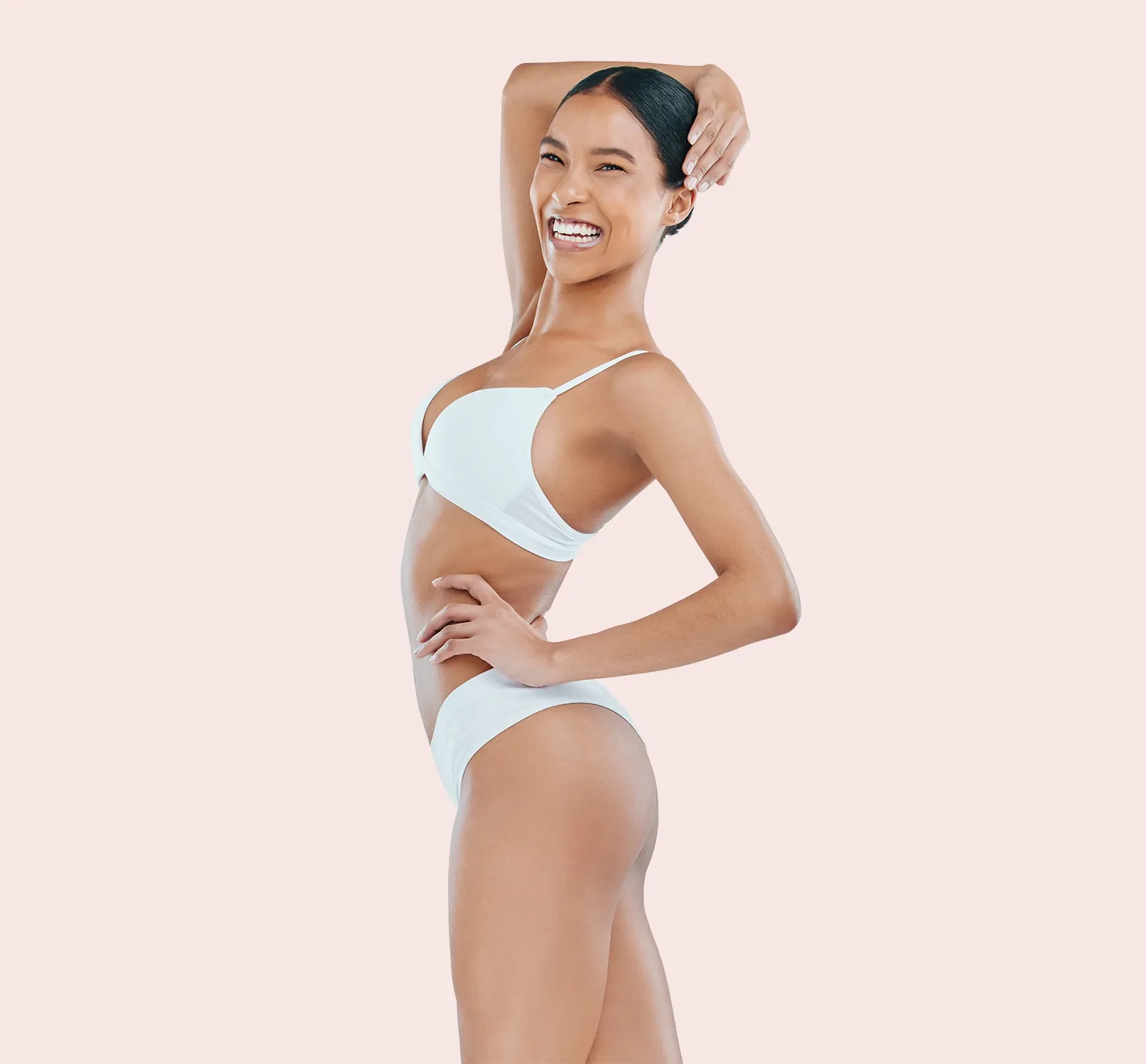 Thigh lift with tightened inner thigh skin and smoother contour — Empowered Plastic Surgery, Sugar Land TX