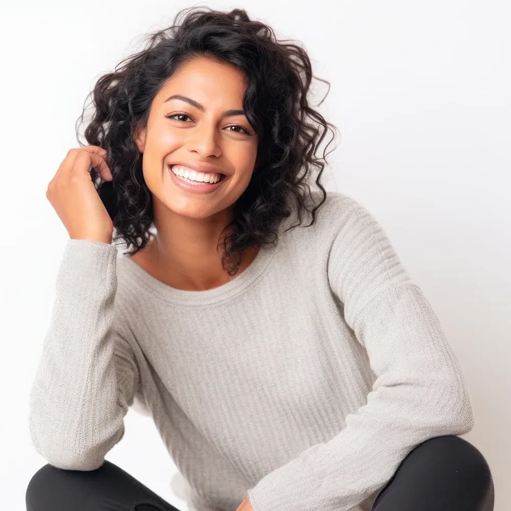 Confident, smiling person with a radiant expression — Empowered Plastic Surgery, Sugar Land TX